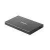 NATEC RHINO GO korpusas USB 3.0 2,5 inch SATA HDD/SSD, juodas aliuminis