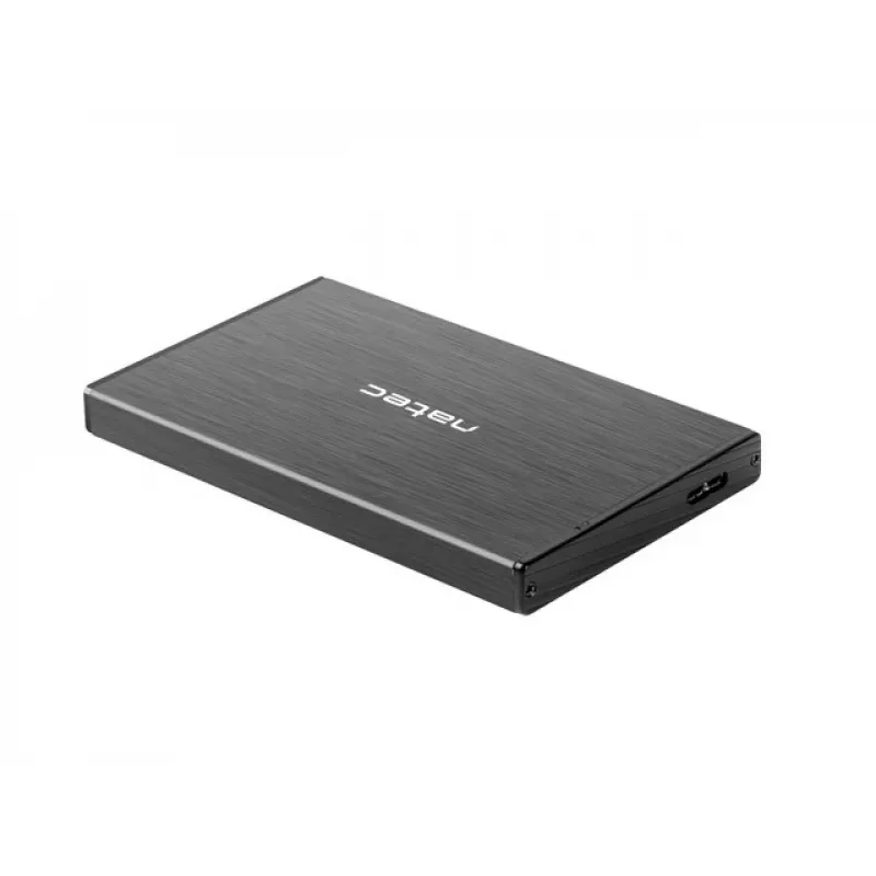 NATEC RHINO GO korpusas USB 3.0 2,5 inch SATA HDD/SSD, juodas aliuminis