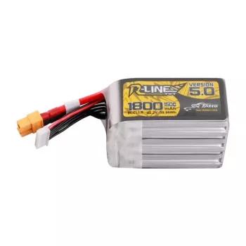 Lipo Tattu R-Line Version 5.0 1800mAh 22.2V 150C 6S baterija su XT60 jungtimi
