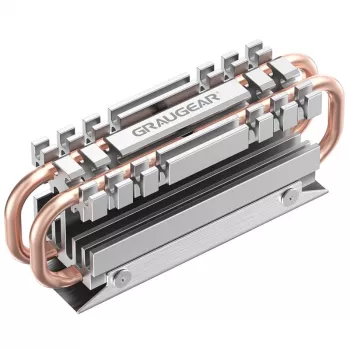 Heatsink/Radiatorius GRAUGEAR G-M2HS06 Aliuminis Varis skirtas M.2 NVMe SSD