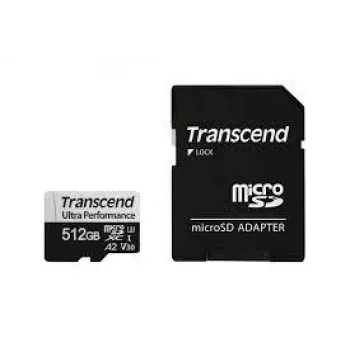 Atminties kortelė Micro Sdxc 512GB su adapteriu TS512GUSD340S Transcend