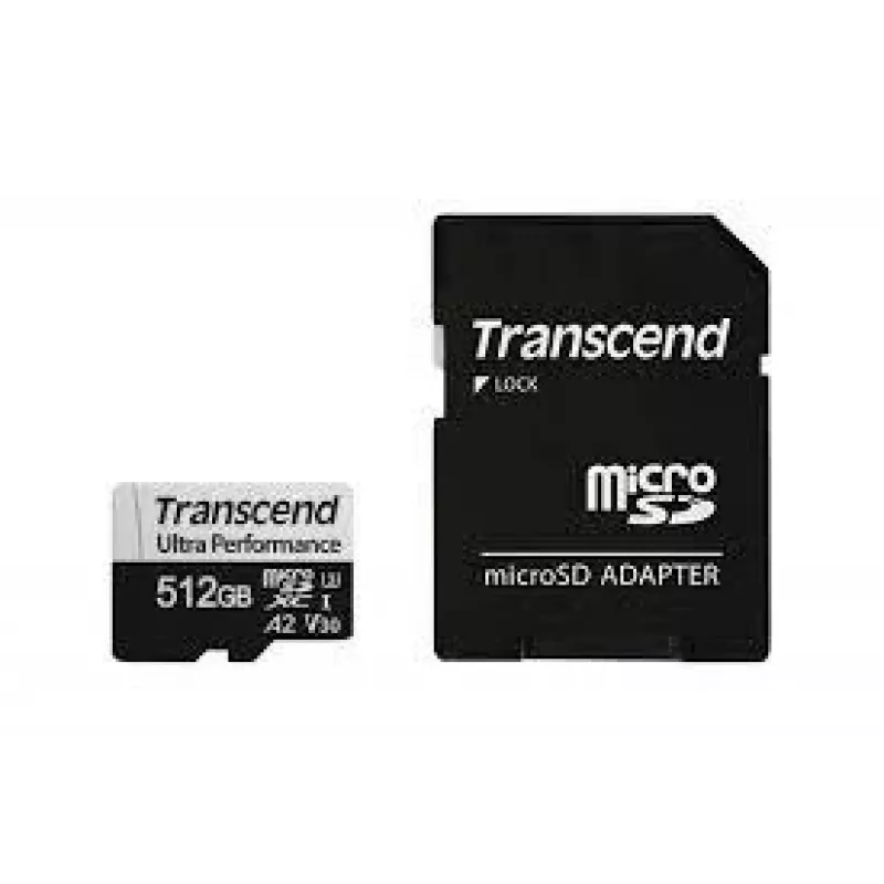 Atminties kortelė Micro Sdxc 512GB su adapteriu TS512GUSD340S Transcend
