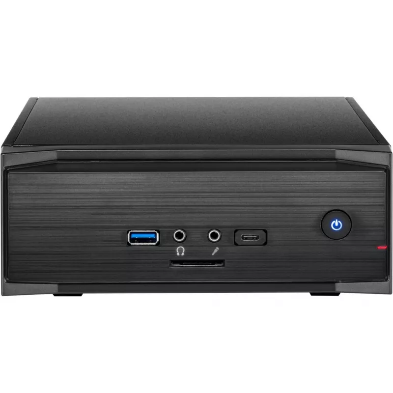 Inter-Tech MW-01 II korpusas Mini-ITX, USB 3.0 (Type A+C) juodas, kortelių skaitytuvas (88881244)