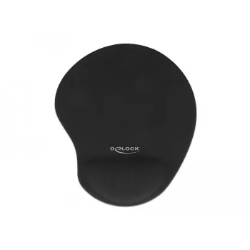 Pelės kilimėlis DeLOCK Ergonominis pelės kilimėlis su gelio riešo atrama