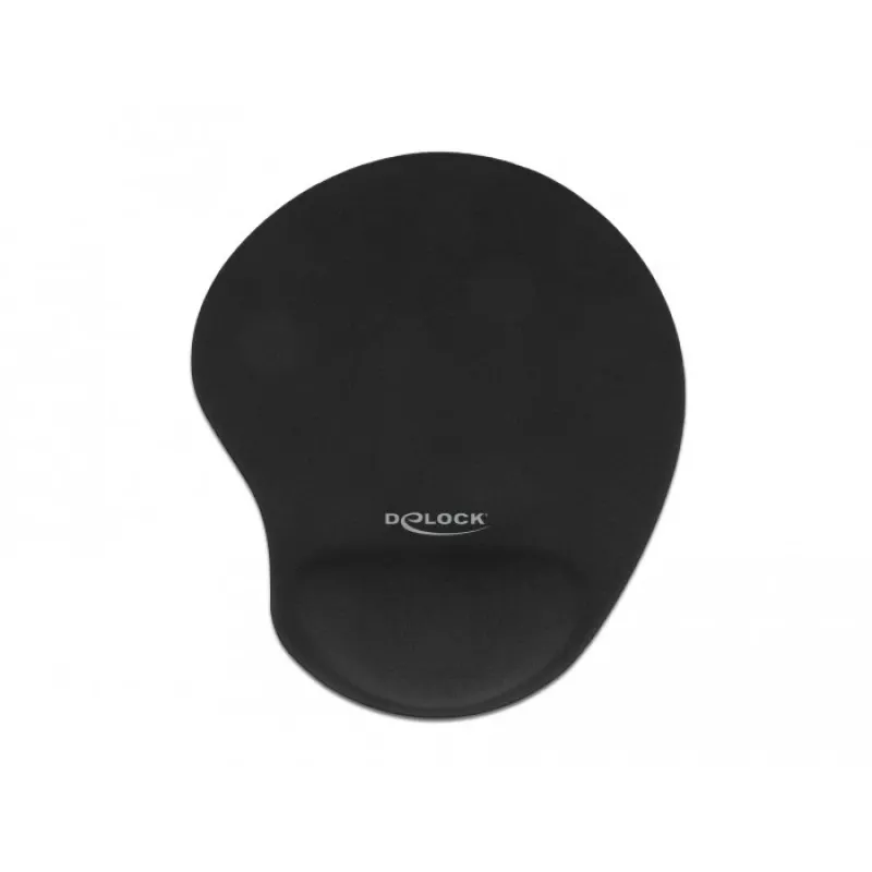 Pelės kilimėlis DeLOCK Ergonominis pelės kilimėlis su gelio riešo atrama