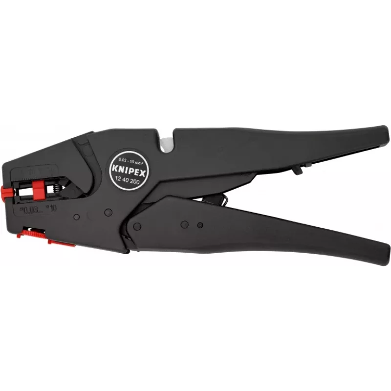 Knipex 12 40 200 SB vielų nuėmiklis juodas (12 40 200 SB)