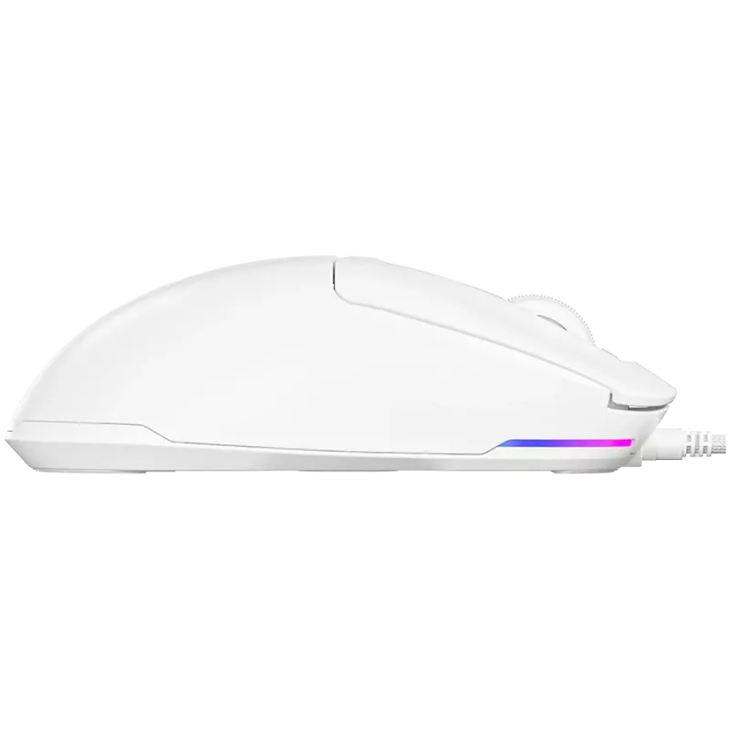LORGAR MSA10, Ultralight Wired Gaming pelė Advanced, balta