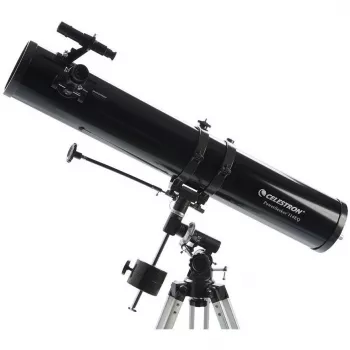 Celestron PowerSeeker 114EQ refraktorius 45x, juodas