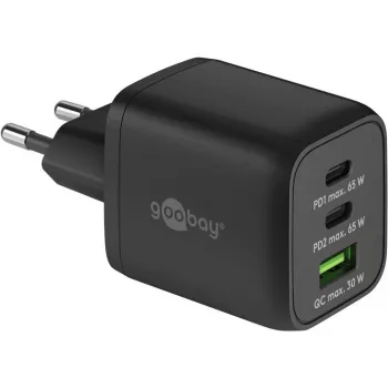 Goobay 64753 Charger for Mobile Devices Headphones - Smartphone - Tablet Juoda AC Fast Charging vidinis (64753)