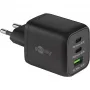 Goobay 64753 Charger for Mobile Devices Headphones - Smartphone - Tablet Juoda AC Fast Charging vidinis (64753)