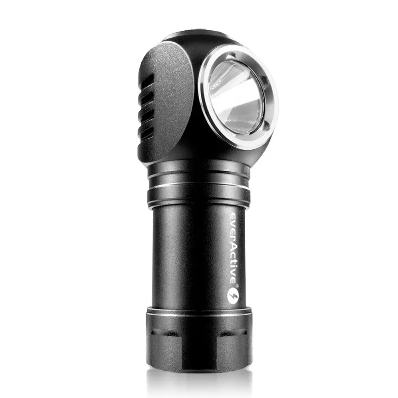 Žibintuvėlis LED 3 darbo režimai 10 W 500 liumenų aliumininis korpusas įkraunamas vandeniui atsparus FL-55R Dripple - Everactive
