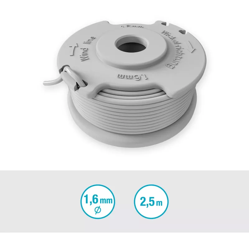 Žoliapjovės ritė Gardena 5412-20 pilka ABS nailonas 1 vnt.