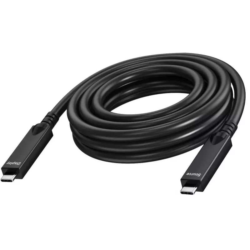 USB-C į USB-C duomenų kabelis VISION TC 7MUSBC/BL 24 kontaktų USB 3.2 Gen 1, 7 m ilgio