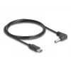 DeLOCK 85393 maitinimo laidas juodas 1,5 m USB C 3,5 x 1,35 mm