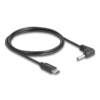 DeLOCK 85393 maitinimo laidas juodas 1,5 m USB C 3,5 x 1,35 mm