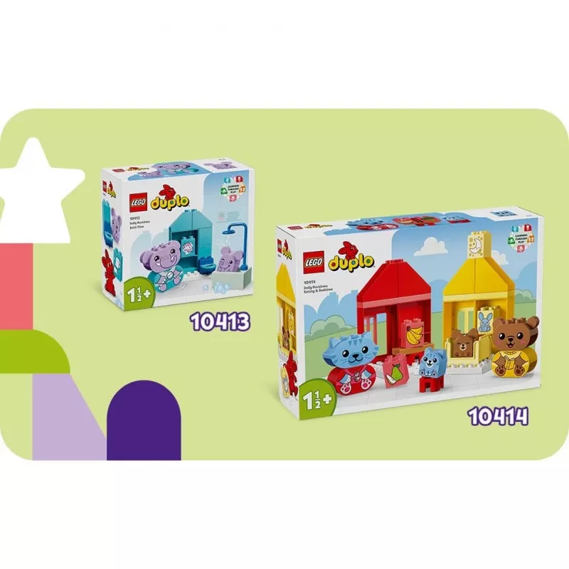 LEGO DUPLO Mano pirmosios kasdienės rutinos: Valgymas ir miegas 10414