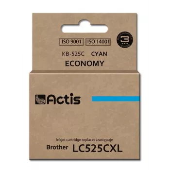 Actis KB-525C rašalas (pakaitalas Brother LC525C; Standard; 15 ml; žydras)