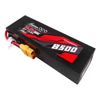 Gens ace G-Tech 8500mAh 14.8V 60C 4S1P LiPo akumuliatoriaus paketas PC medžiagos korpuse su XT90 jungtimi