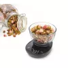 Virtuvinės svarstyklės Caso FinoCompact 03201 — 0,5 kg talpa, 1 g padala, LED ekranas, nerūdijantis plienas/juoda