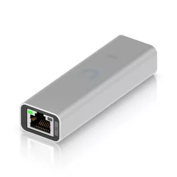 Ubiquiti Plug-and-play, Ethernet sklandus 5GbE tinklo ryšys. (UACC-ADAPTER-RJ45-USBC-5GE)