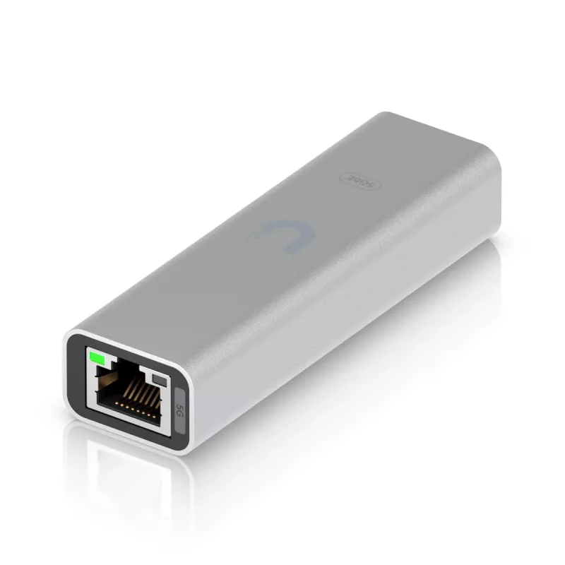Ubiquiti Plug-and-play, Ethernet belaidžio 5GbE tinklo ryšio adapteris (UACC-ADAPTER-RJ45-USBC-5GE)