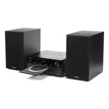 Namų garso mikro sistema Aiwa MSBTU-550 — 50 W RMS, Bluetooth 10 m, FM, LED ekranas, RCA, juoda
