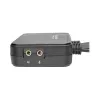 Eaton Tripp Lite serijos 2 prievadų USB/HD kabelių KVM jungiklis su garsu/vaizdu, kabeliais ir USB periferinių įrenginių bendrinimu - KVM-/garso-/USB jungiklis - 2 x KVM/garso/USB - 1 vietinis vartotojas - darbalaukis