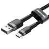 Baseus Cafule USB į USB-C 3A 1m (pilka-juoda)