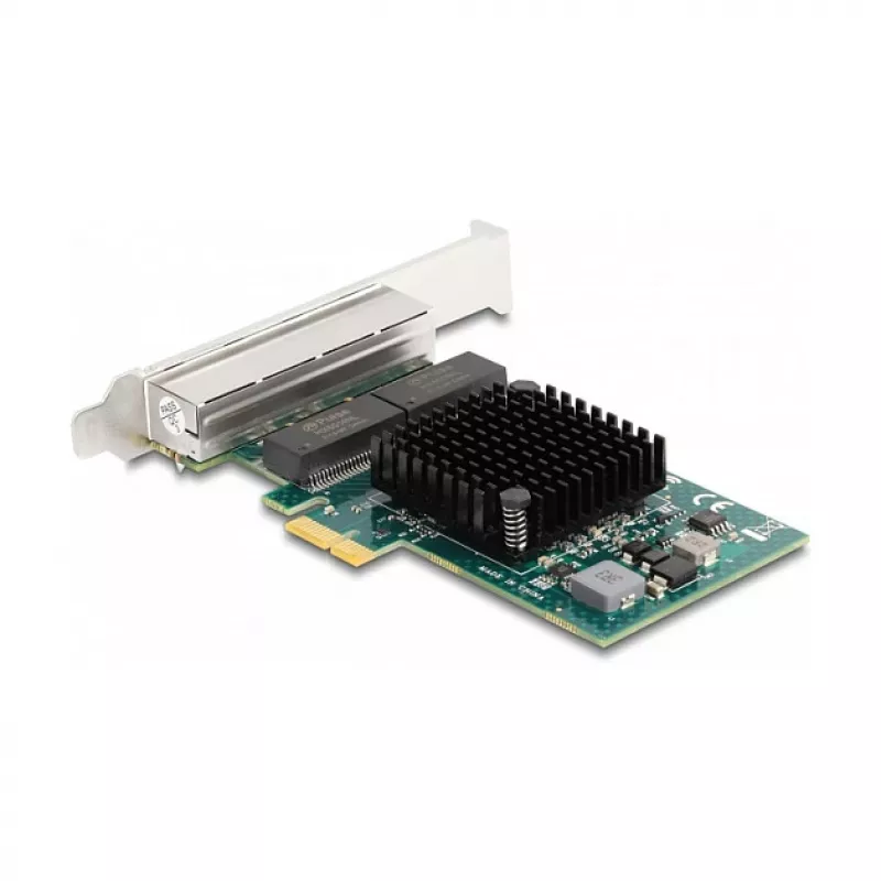 DeLOCK PCI Express x1 kortelė su 4 x RJ45 Gigabit LAN BCM