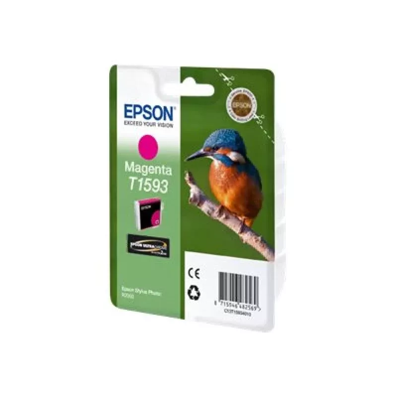 Epson T1593 Magenta, Magenta, pigmentinis rašalas, 17 ml, 1 vnt., 1200 puslapių