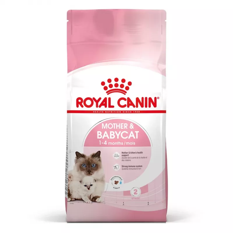Sausas kačių maistas Royal Canin Mother & Babycat 2 kg — vištiena, nėščioms, žindančioms katėms ir kačiukams (jaunikliams)