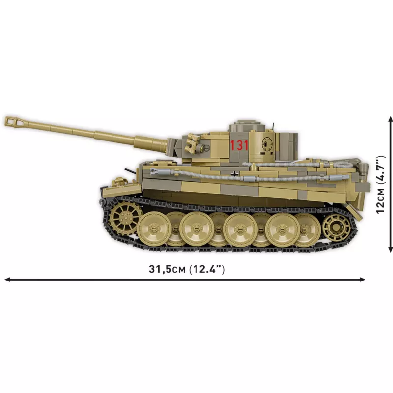 Statybinis rinkinys COBI Panzer VI Tiger no131 1275 detalės