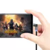 3-in-1 įkrovimo laidas ColorWay CW-CBUU037-BK — Lightning, Micro‑USB, USB‑C, 1 m, 2.4 A