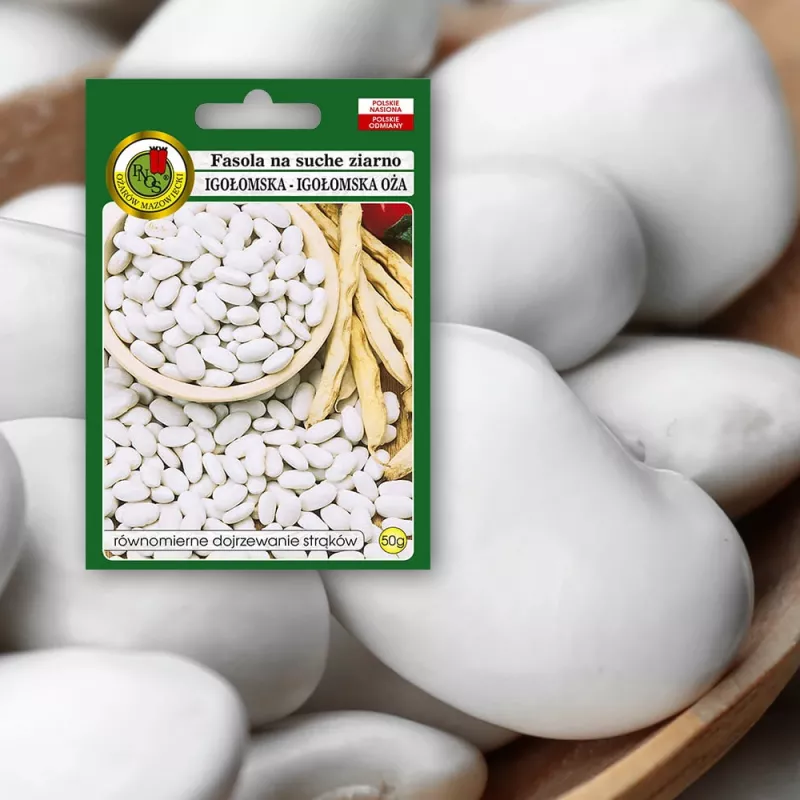 Sėklų pakelis Seklos LT PNOS — sausos pupelės 'Igłomska' sėklos, 50 g