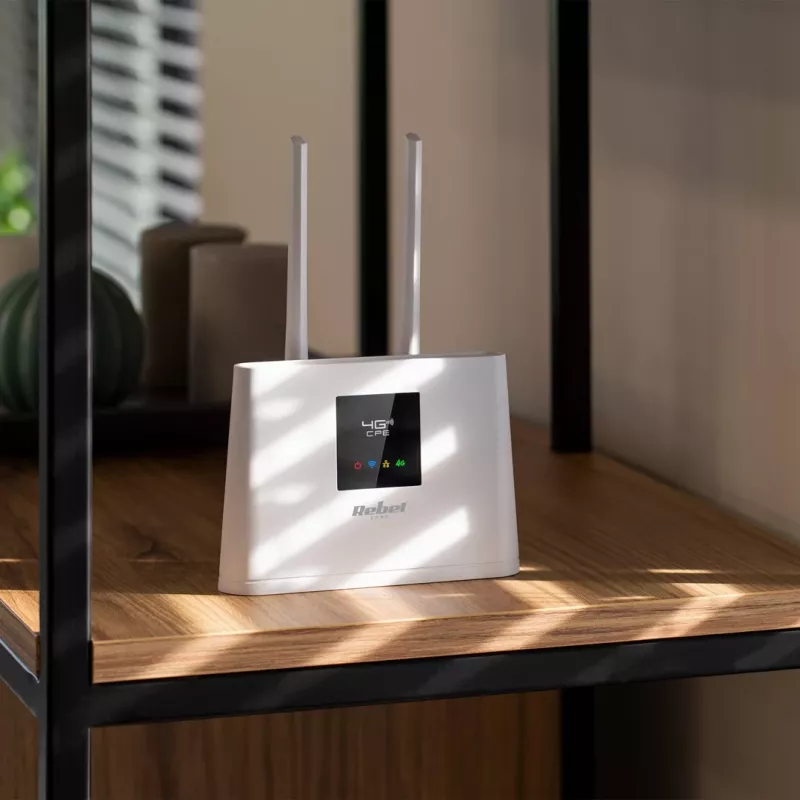 Router Rebel Comp RB-0702 4G LTE — mobilusis/LTE maršrutizatorius, SIM kortelės palaikymas