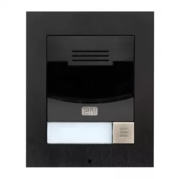 Vaizdo domofonas 2N 9155301BF, satininis plienas, maks. vaizdas 1280x960, vaizdo įrašas 640x480, Ethernet 10/100 Mbit/s, IK08, 130×5×153 mm