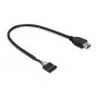 USB laidas DeLOCK 83170 USB 2.0 0,3 m Mini-USB B juodas