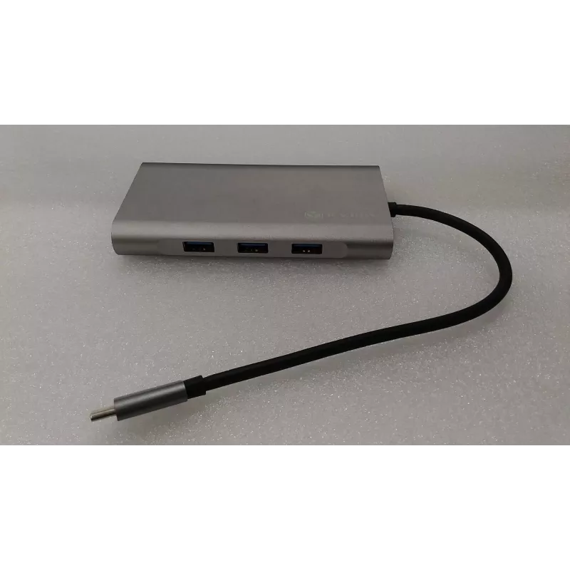 Dokų stotelė RAIDSONIC IB-DK4040-CPD USB Type-C su dviguba vaizdo sąsaja