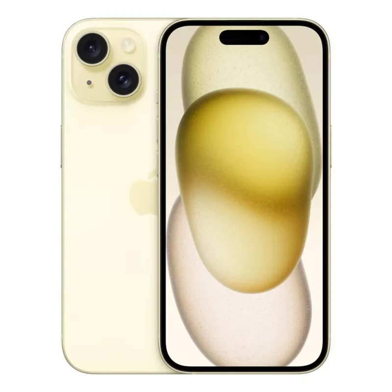 Apple iPhone 15 15,5 cm (6,1) Dual SIM iOS 17 5G USB Type-C 256 GB geltonas