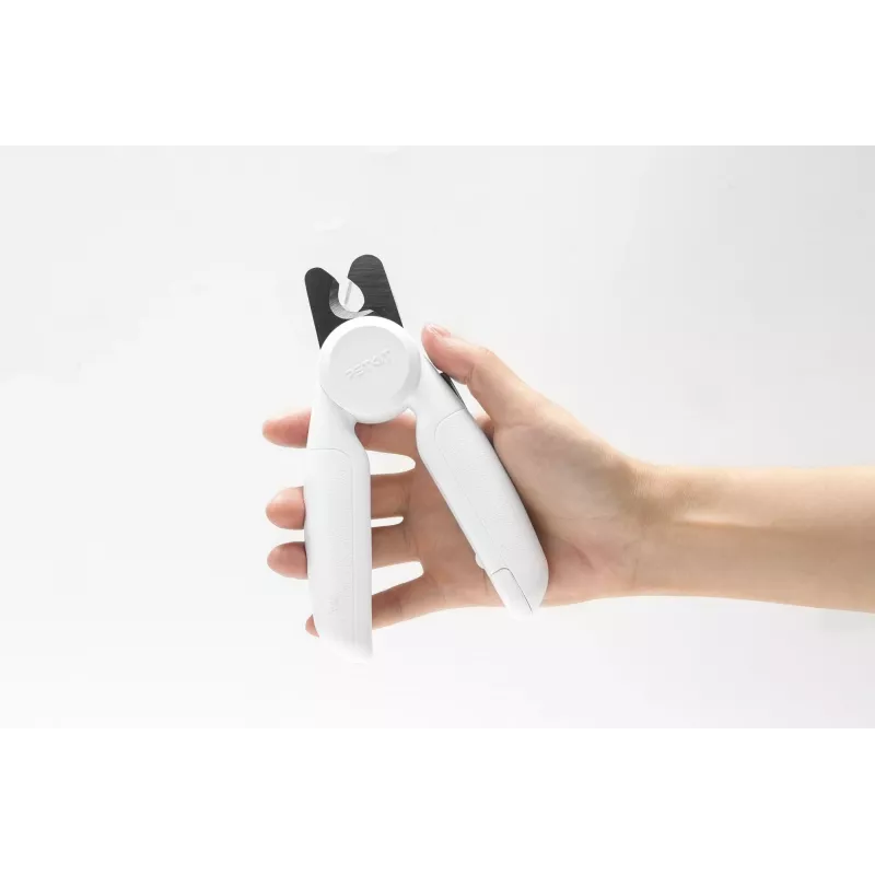 PETKIT PK-N1 Naminių gyvūnėlių nagų žirklutės su LED lempute, giljotininio tipo, plastikine rankena