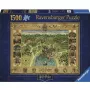Dėlionė Ravensburger Hogwarts Map 1500 dalių – Ravensburger 1500 vnt.