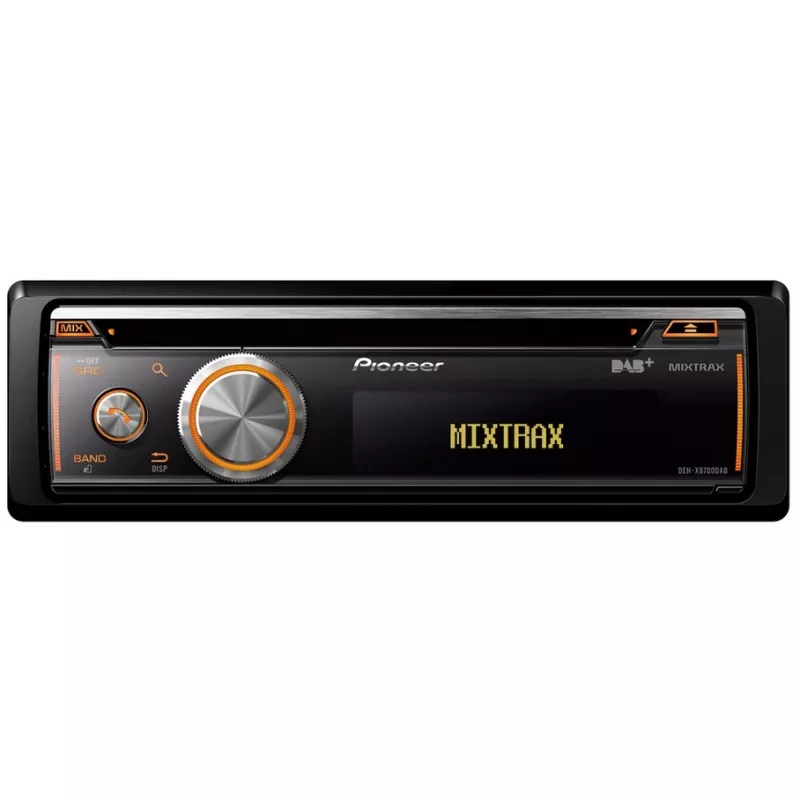 Automobilinis medijos grotuvas Pioneer DEH-X8700DAB Juodas