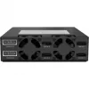 ICY DOCK - ToughArmor - MB994SP-4S - Backplane SAS/SATA II, be dėklo, 4x SAS/SATA 2,5 colio vidinis į 4x SATA prieglobą - aliuminis - juodas - SAS/SATA 6 Gbit/s - 40 mm ventiliatorius