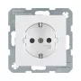 Kištukinis lizdas Type F berker 47231909, 16 A, 250 V, baltas, plastikinis korpusas