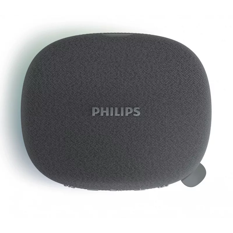 Bluetooth garsiakalbis Philips TAS2307BK/00 su integruotais šviestuvais, belaidis garso atkūrimas