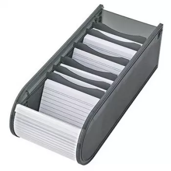 WEDO Lernkartei A8 mokymosi kortelių rinkinys — 500 kortelių (100 pilkų) mokymuisi ir kartojimui