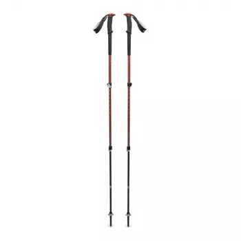 Trekking lazdelės Juoda Diamond Trail Trekking Poles Iron Red