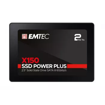 Emtec X150 Power Plus - SSD - 2 TB - vidinis - 2.5 (6,4 cm) - SATA 6Gb/s (ECSSD2TX150)