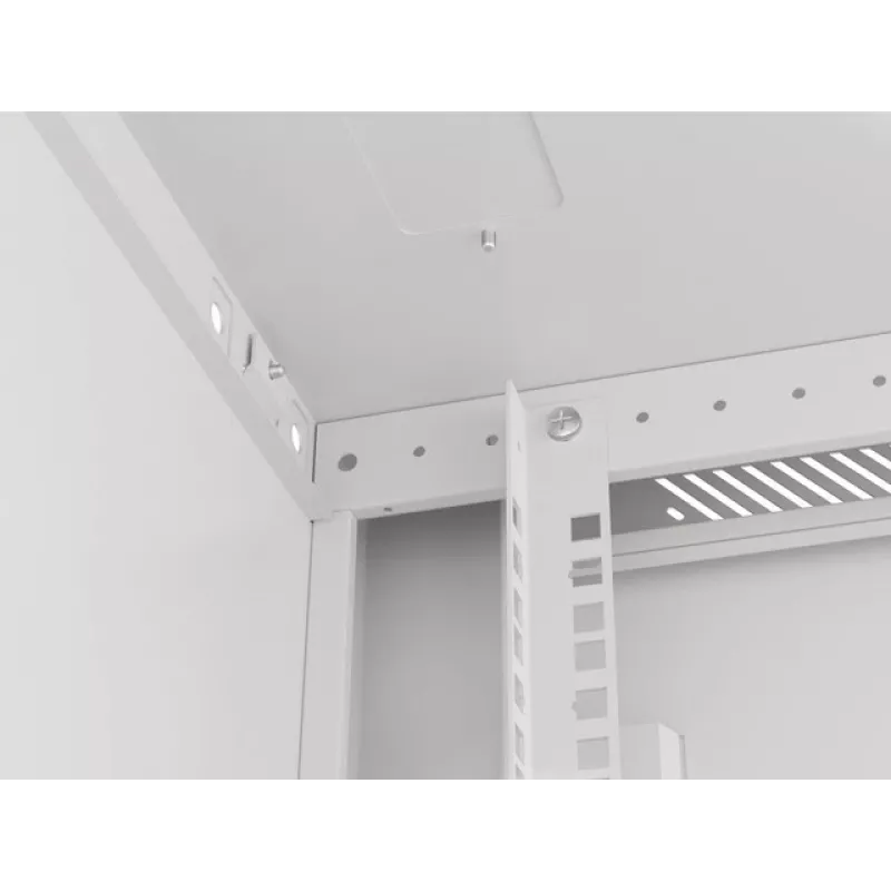 Lanberg sieninė montavimo spinta 19'' 12U 600x600 mm pilka (stiklinės durys)