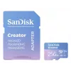 SanDisk Creator MicroSD atminties kortelė 256 GB didelis perdavimo greitis iki 190 MB/s